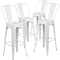 Flash Furniture 30" High White Metal Indoor-Outdoor Barstool, PK4 4-CH-31320-30GB-WH-GG - alternate 5