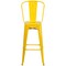 Flash Furniture 4PK 30" High Yellow Metal Indoor-Outdoor Barstool 4-CH-31320-30GB-YL-GG - alternate 7