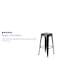 Flash Furniture 4PK 30"H No Back Black-Gold Square Metal Barstool 4-CH-31320-30-BQ-GG - alternate 8