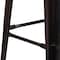 Flash Furniture Black-Antique Metal Stool, 30", PK4 4-CH-31320-30-BQ-WD-GG - alternate 10