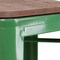 Flash Furniture Backless Green Metal Barstool with Square Wood Seat, 30" High, PK4 4-CH-31320-30-GN-WD-GG - alternate 6