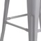 Flash Furniture Backless Silver Metal Barstool with Square Wood Seat, 30" High, PK4 4-CH-31320-30-SIL-WD-GG - alternate 6