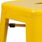 Flash Furniture 4PK 30"H No Back Yellow Metal Barstool Square Seat 4-CH-31320-30-YL-GG - alternate 9