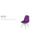 Flash Furniture Shaggy Dog Purple Accent Chair, PK4 4-DL-15-GG - alternate 5