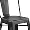 Flash Furniture Distressed Black Metal Stool, PK4 4-ET-3534-24-BK-GG - alternate 8