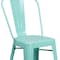 Flash Furniture Mint Metal Outdoor Stool, 24", PK4 4-ET-3534-24-MINT-GG - alternate 9