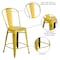 Flash Furniture Distressed Yellow Metal Stool, PK4 4-ET-3534-24-YL-GG - alternate 8