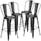 Flash Furniture Distressed Black Metal Stool, PK4 4-ET-3534-30-BK-GG - alternate 9