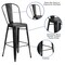 Flash Furniture Distressed Black Metal Stool, PK4 4-ET-3534-30-BK-GG - alternate 4