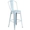 Flash Furniture Distressed Gn-Blue Metal Stool, PK4 4-ET-3534-30-DB-GG - alternate 8