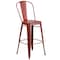Flash Furniture Distressed Red Metal Stool, PK4 4-ET-3534-30-RD-GG - alternate 2