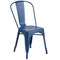 Flash Furniture Distressed Antique Blue Metal Indoor-Outdoor Stackable Chair, PK4 4-ET-3534-AB-GG - alternate 9