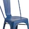 Flash Furniture Distressed Antique Blue Metal Indoor-Outdoor Stackable Chair, PK4 4-ET-3534-AB-GG - alternate 8