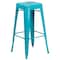 Flash Furniture 30" High Backless Crystal Teal-Blue Barstool, PK4 4-ET-BT3503-30-CB-GG - alternate 8