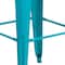 Flash Furniture 30" High Backless Crystal Teal-Blue Barstool, PK4 4-ET-BT3503-30-CB-GG - alternate 10