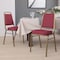 Flash Furniture Burgundy Fabric Banquet Chair, PK4 4-FD-BHF-1-ALLGOLD-0847-BY-GG - alternate 1