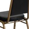 Flash Furniture Black Vinyl Banquet Chair, PK4 4-FD-BHF-1-ALLGOLD-BK-GG - alternate 3
