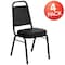 Flash Furniture Black Vinyl Banquet Chair, PK4 4-FD-BHF-1-GG - alternate 17