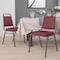 Flash Furniture Burgundy Vinyl Banquet Chair, PK4 4-FD-BHF-2-BY-VYL-GG - alternate 1