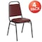 Flash Furniture Burgundy Vinyl Banquet Chair, PK4 4-FD-BHF-2-BY-VYL-GG - alternate 2