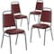 Flash Furniture Burgundy Vinyl Banquet Chair, PK4 4-FD-BHF-2-BY-VYL-GG - alternate 7