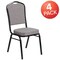 Flash Furniture Gray Fabric Banquet Chair, PK4 4-FD-C01-B-5-GG - alternate 2