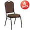 Flash Furniture Brown Fabric Banquet Chair, PK4 4-FD-C01-COPPER-008-T-02-GG - alternate 1