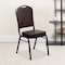Flash Furniture Brown Vinyl Banquet Chair, PK4 4-FD-C01-COPPER-BRN-VY-GG - alternate 1