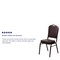 Flash Furniture Brown Vinyl Banquet Chair, PK4 4-FD-C01-COPPER-BRN-VY-GG - alternate 9