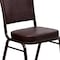 Flash Furniture Brown Vinyl Banquet Chair, PK4 4-FD-C01-COPPER-BRN-VY-GG - alternate 8