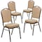 Flash Furniture Tan Vinyl Banquet Chair, PK4 4-FD-C01-COPPER-TN-VY-GG - alternate 2