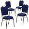 Flash Furniture Navy Blue Fabric Banquet Chair, PK4 4-FD-C01-GOLDVEIN-208-GG - alternate 2