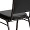 Flash Furniture Black Vinyl Banquet Chair, PK4 4-FD-C01-GOLDVEIN-BK-VY-GG - alternate 7