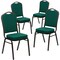Flash Furniture Green Fabric Banquet Chair, PK4 4-FD-C01-GOLDVEIN-GN-GG - alternate 1