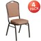 Flash Furniture Gold Fabric Banquet Chair, PK4 4-FD-C01-GOLDVEIN-GO-GG - alternate 4