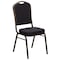 Flash Furniture Black Fabric Banquet Chair, PK4 4-FD-C01-GOLDVEIN-S0806-GG - alternate 2