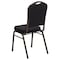 Flash Furniture Black Fabric Banquet Chair, PK4 4-FD-C01-GOLDVEIN-S0806-GG - alternate 3