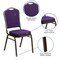 Flash Furniture Purple Fabric Banquet Chair, PK4 4-FD-C01-PUR-GV-GG - alternate 5