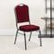 Flash Furniture Burgundy Fabric Banquet Chair, PK4 4-FD-C01-SILVERVEIN-3169-GG - alternate 1