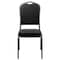 Flash Furniture Black Vinyl Banquet Chair, PK4 4-FD-C01-SILVERVEIN-BK-VY-GG - alternate 10