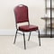 Flash Furniture Burgundy Vinyl Banquet Chair, PK4 4-FD-C01-SILVERVEIN-BURG-VY-GG - alternate 1