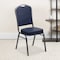 Flash Furniture Navy Vinyl Banquet Chair, PK4 4-FD-C01-SILVERVEIN-NY-VY-GG - alternate 1