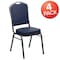 Flash Furniture Navy Vinyl Banquet Chair, PK4 4-FD-C01-SILVERVEIN-NY-VY-GG - alternate 7