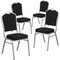 Flash Furniture Black Fabric Banquet Chair, PK4 4-FD-C01-S-11-GG - alternate 5
