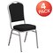 Flash Furniture Black Fabric Banquet Chair, PK4 4-FD-C01-S-11-GG - alternate 2