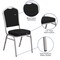 Flash Furniture Black Fabric Banquet Chair, PK4 4-FD-C01-S-11-GG - alternate 3
