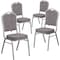 Flash Furniture Gray Fabric Banquet Chair, PK4 4-FD-C01-S-12-GG - alternate 3
