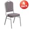 Flash Furniture Gray Fabric Banquet Chair, PK4 4-FD-C01-S-12-GG - alternate 10