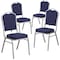 Flash Furniture Navy Fabric Banquet Chair, PK4 4-FD-C01-S-2-GG - alternate 9