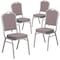 Flash Furniture Gray Fabric Banquet Chair, PK4 4-FD-C01-S-6-GG - alternate 1